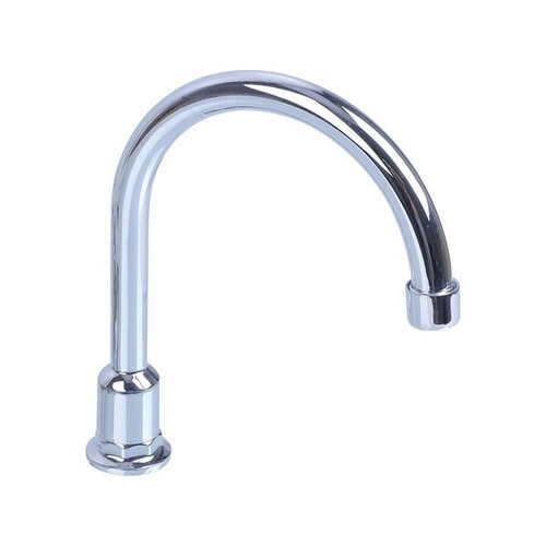 150mm Swivel Spout Hob Tube Chrome Plated Gooseneck