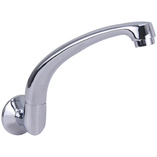 Swivel Spout Wall Cast Chrome Plated 180mm