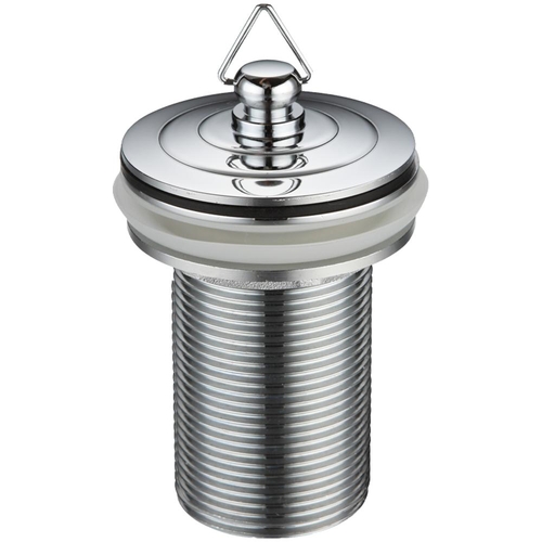 32mm X 75mm Plug And Waste Basin With Brass Plug Chrome Plated 