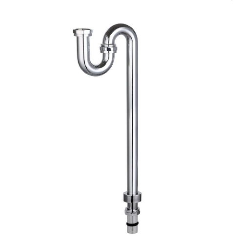 750mm X DN40 Cu L/Nut S-Trap C/P