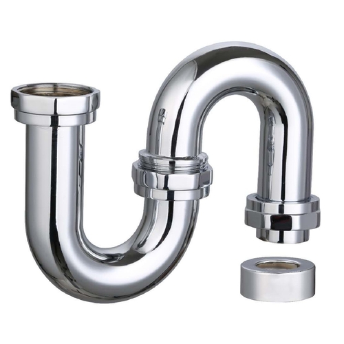 DN40 CU S-TRAP L/NUT C/P