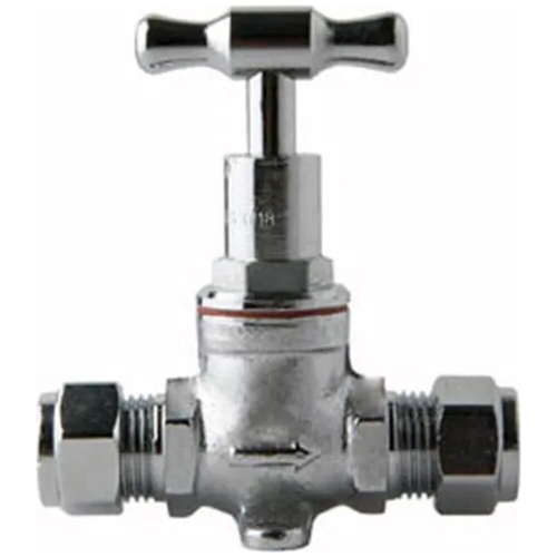 Stop Tap Com/Com Lugged Chrome Plated 15MM LF