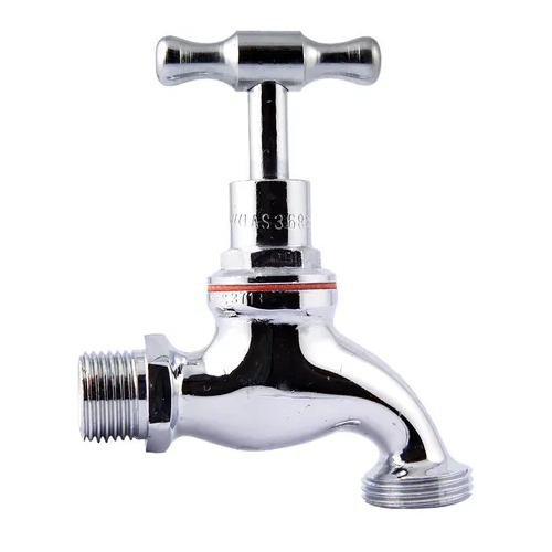 20mm 3/4" Male Hose Tap Cock Bib Tee Head Brass