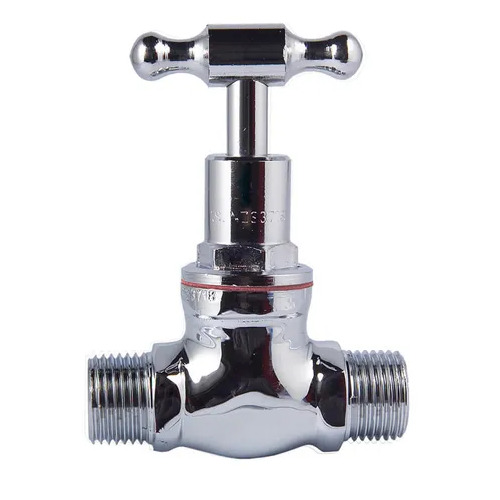 Stop Tap T Head Chrome Plated MI X MI 15mm