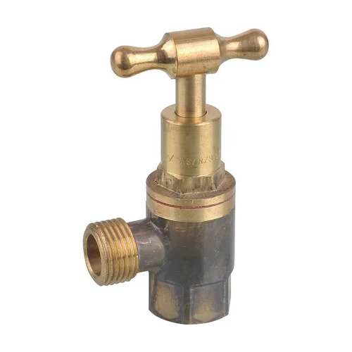 Cistern Stop T Head Rough Brass 15mm
