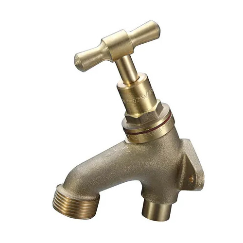 Hose Tap Back Plated T Handle Cap 15mm