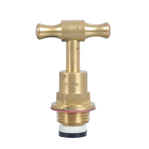 Top Assembly T Head Rough Brass 15mm