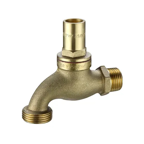 Hose Tap Vandal Proof Brass Flat MI 20mm