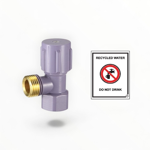 MIni Cistern Stop Lilac 15mm Kit