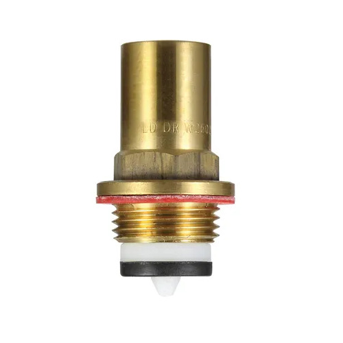 Top Assembly Vandal Proof Flat Rough Brass 18mm