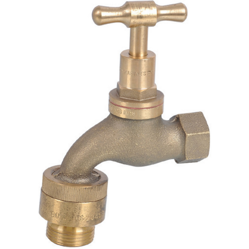 15mm FI With Vacuum Breaker Hose Taps Brass