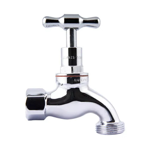 Hose Tap T Handle Chrome Plated FI 15mm