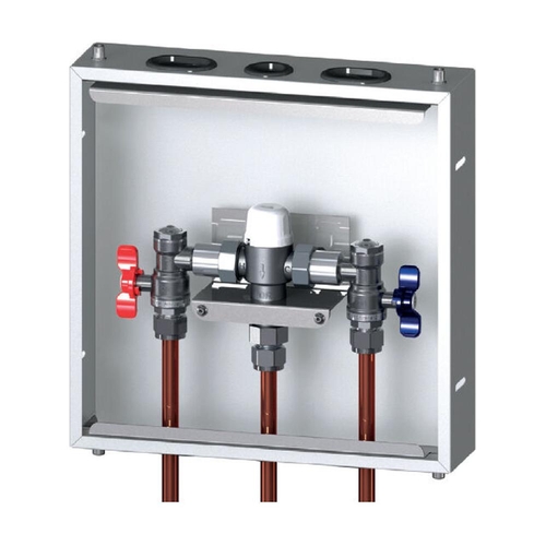 20mm Thermostatic Mixing Valve Plumbed In Box