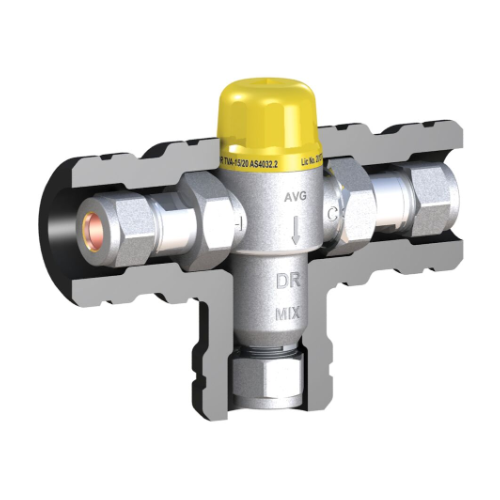 15mm Tempering Valve C/W Insulation
