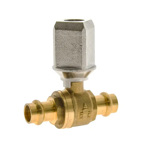 15mm Copper Press CU X CU Gas Ball Valve Underground Handle AGA Approved