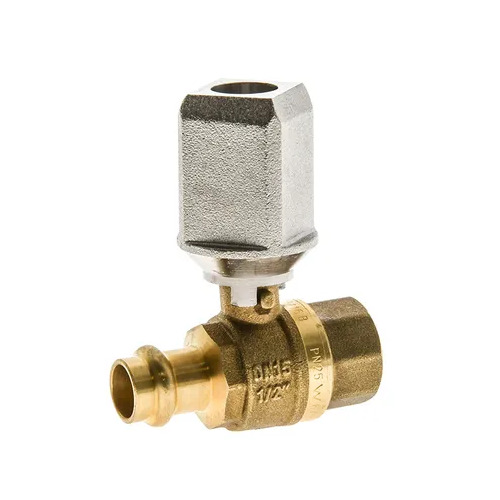 32mm Copper Press CU X FI Gas Ball Valve Underground Handle AGA Approved