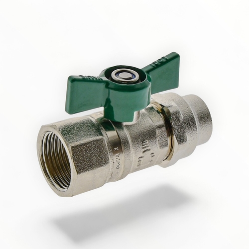 Dual Approved Ball Valve Butterfly Handle C X F 15mm