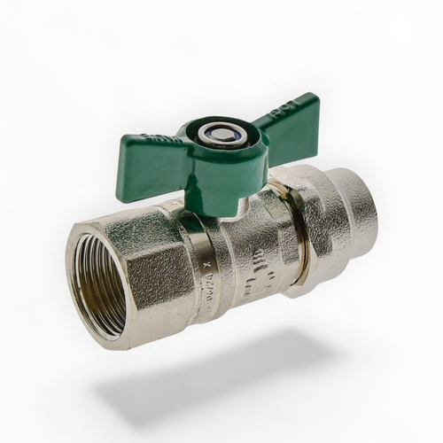Dual Approved Ball Valve Butterfly Handle C X F 20mm