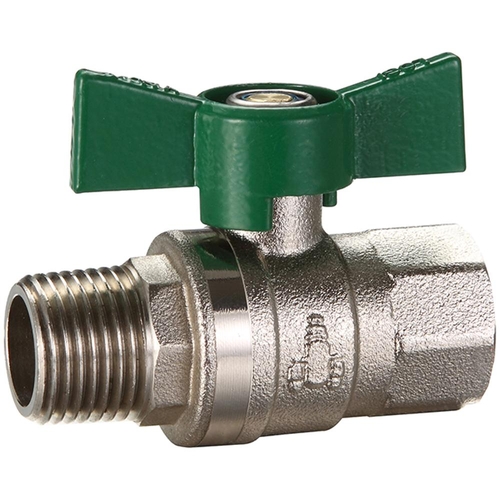 Dual Approved Ball Valve Butterfly Handle MI X FI 20mm