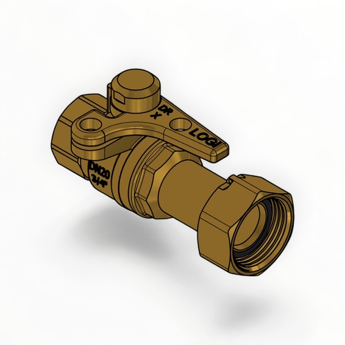 WMK BV Meter Thread Swivel Nut 25FI X 25 FI LF