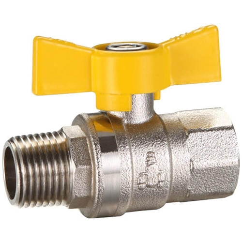 AGA Approved Ball Valve Butterfly Handle MI X FI 25MM