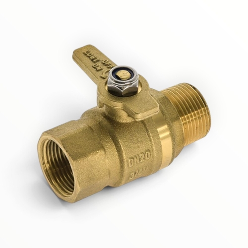 Watermarked Ball Valve Brass Handle MI X FI 25mm