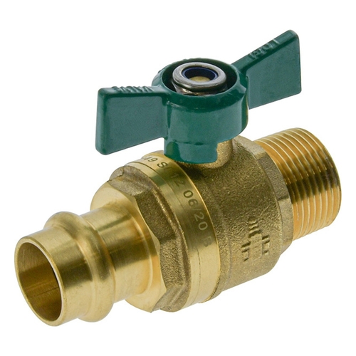 DN20 20MI Press Fit Butterfly Handle Ball Valve
