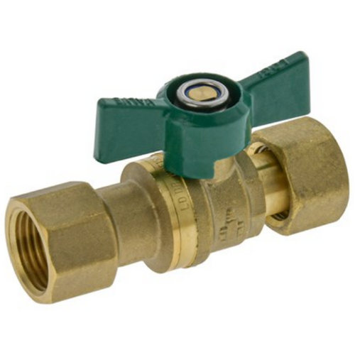 15mm FI Dual Isolation Non Return BV With Check Valve Swivel 