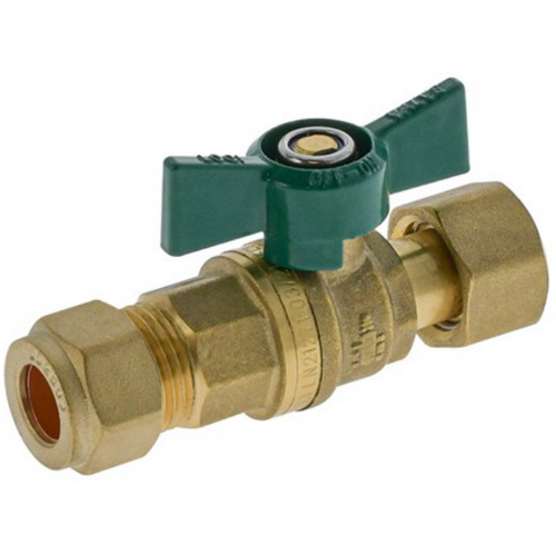 15FI Swivel X 15C Butterfly Handle Non Return Ball Valve