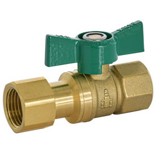 15mm Dual Isolation Non Return Ball Valv With Check Valve FI 