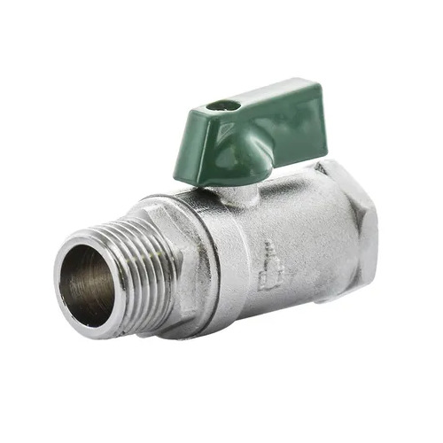 6mm MI X F Watermarked Mini Ball Valve Chrome Plated With Handle 