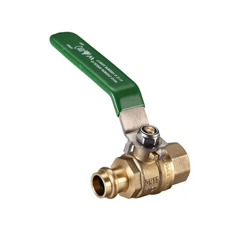 32mm Female X Copper Press Water Ball Valve Lever Handle Watermark
