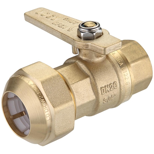 20FI X 25PE Ball Valve Brass 