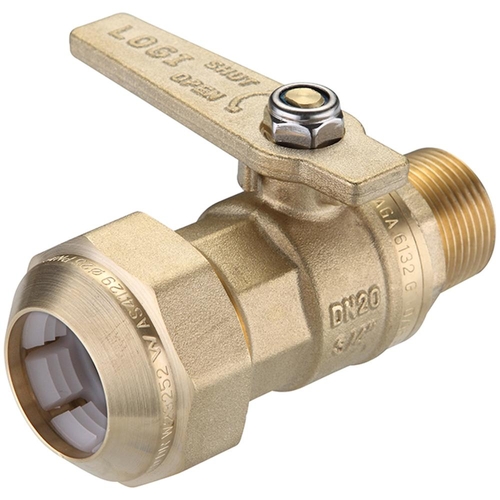 Watermarked Ball Valve Brass 25MI X 32PE