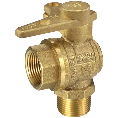 20MI X 20FI Right Angle Meter Stop Ball Valve 
