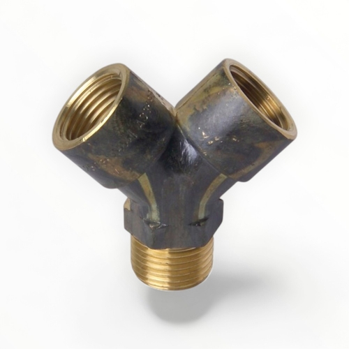 Y Piece BR 15MM LF